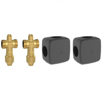 Komplektas LK556 vožtuvų D25 nuo užšalimo +3° su izoliacijomis 